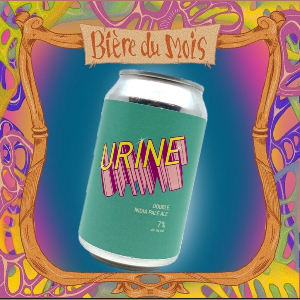 photo de presentation de la bier du mois l'urine double IPA